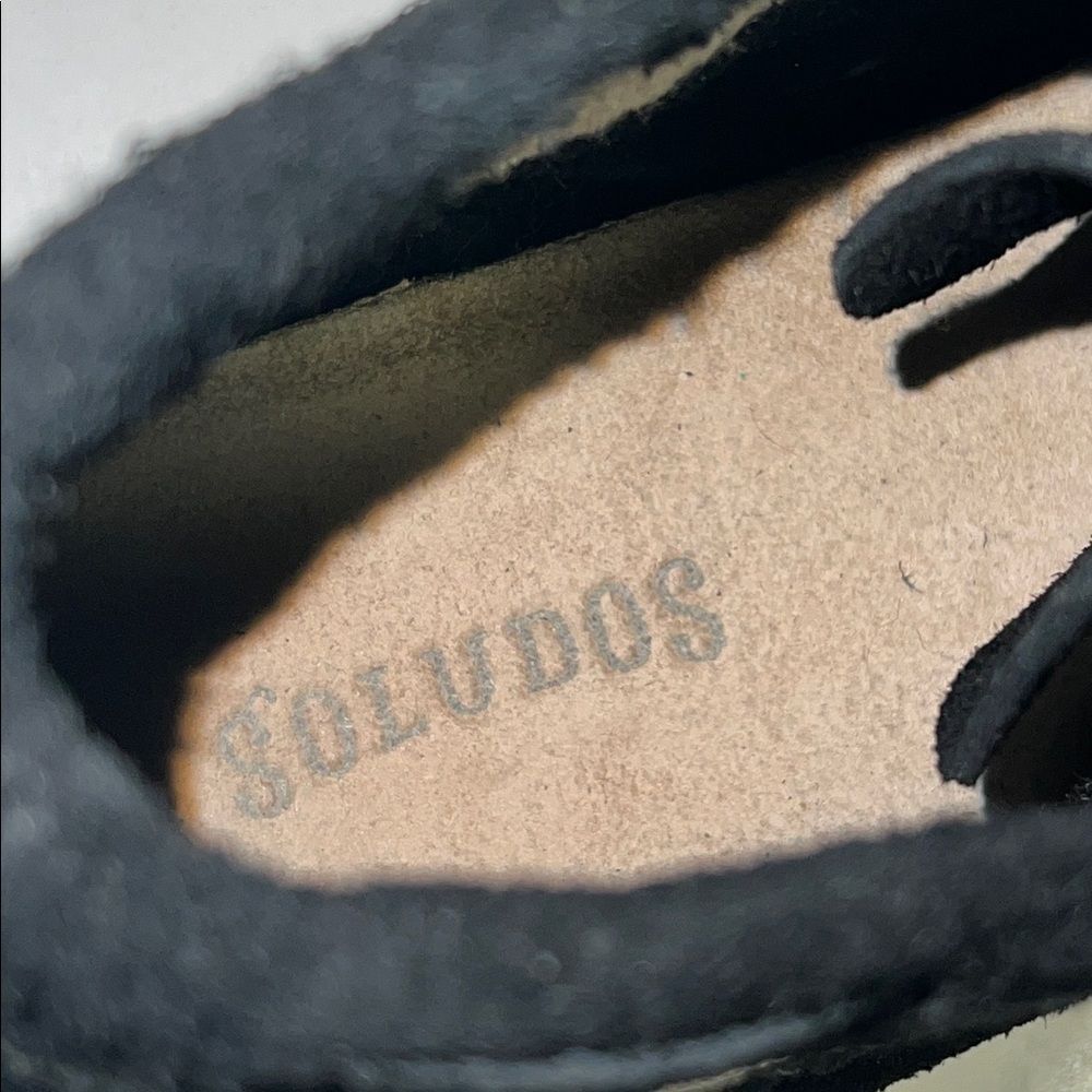 Soludos Embroidered Moccasin Black Ankle Booties Sz 6.5 - Picture 9 of 9